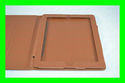 Brown Leather Case Cover Folio Stand for Apple iPa