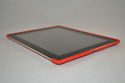 Red Slim Magnetic Smart Front Cover + Silicone Bac