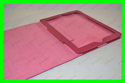 Hot Pink Leather Stand Case Cover for Apple iPad 3