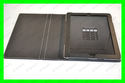 Black Leather Case Smart Cover Folio Stand for App