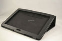 Black Leather Case Cover Folio Stand for Samsung G