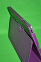 Purple Leather Case Cover Folio Stand for Apple iP