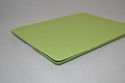 Green PU Front Smart Cover + Crystal Hard Back Cas