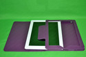 Purple Leather Case Cover Folio Stand for Apple iP