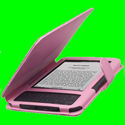 Pink Leather Case Cover for Amazon Kindle 3 rd 3G 