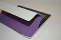 Purple PU Front Smart Cover + Frosted Hard Back Ca