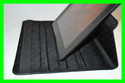 Black Leather Rotating Magnetic Stand Case Smart C