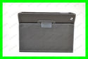 Black Leather Case Smart Cover Folio Stand for App