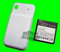 3500mAh Extended Battery + White Cover for Samsung