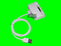 White Charger Cradle Sync Dock + Charging Cable fo