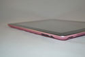 Pink PU Front Smart Cover + Crystal Hard Back Case