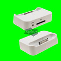 White Charger Cradle Sync Dock for iPhone 3G 3GS