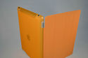 Orange PU Front Smart Cover + Crystal Hard Back Ca