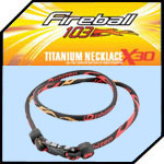 Phiten Fireball Necklace X30