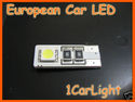 2x BENZ Parking Light White SMD LED bulb no Error 
