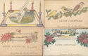 Lot of 15 Hand Colored old LOT VINTAGE ART DECO CH