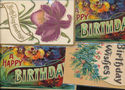 12 ~Large Letter BIRTHDAY ~Happy Birthday Vintage 