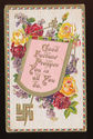1909 LUCKY SWASTIKA WITH ROSE FLOWERS - THIS IS NO