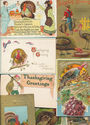 Nice Lot of 15 Vintage Thanksgiving  Turkeys Autum