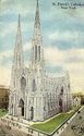 St. Patrick's Cathedral NEW YORK CITY NY POSTCARD-