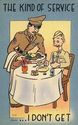 First Class Service  WW2 Military Comic postcard-h