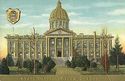State Capitol & Seal Salem OR Vintage Postcard-hh9