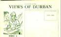 POSTCARD BOOKLET VIEWS OF DURBAN, SOUTH AFRICA-ii4