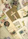 Huge Lot of 50 Vintage Antique EASTER  Postcards-f