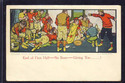 Rare 1908 Football Postcard- First Half-No Score-L