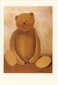 Cute Brown Teddy Bear Postcard-New-LL814