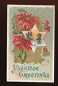 Poinsettia Flowers Christmas Postcard-Yuletide Gre