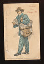 1907 MAILMAN Greetings From CHICAGO, Il.Postcard U