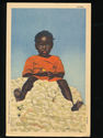 7 BLACK AMERICANA LINEN POST CARDS MEMORABILIA,PEO