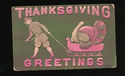 ?~ Thanksgiving Greeting Heavy embossed postcard ~