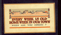 1913 Arts & Crafts Home Town Week Postcard-Davis-n