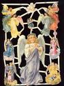 Pretty Angels Victorian Die-Cut Scrap Sheet -kk736