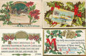 Lot of 4 Vintage Embossed Christmas Postcards-zz72