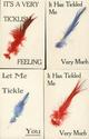 Lot of 4 Novelty Postcards with Feathers -unused-h