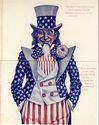 1906 Uncle Sam Patriotic Antique Huld Puzzle Postc