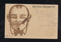 1907 Antique Tobacciana Postcard-Man with Cigar -B