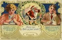 Romantic Santa ~Lovers Waiting for Ring~ Postcard-