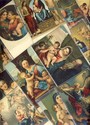 VINTAGE LOT of 25 RELIGIOUS ART STENGEL POSTCARDS-