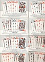 Lot of 21 Antique Postcards-Fortune Playing Cards-