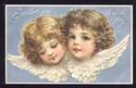 Beautiful Easter Angel Vintage Embossed Postcard- 