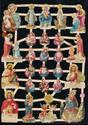 Holy Jesus Religious  Victorian Die-Cut Scrap Coll