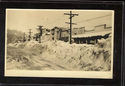 Main St.Quincy CA. Postcard-Snow Storm 1933 vintag