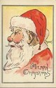 A/s Santa Claus Portrait Christmas Postcard-dd712