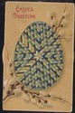 1910 MECHANICAL Kaleidoscope Easter Egg Postcard -