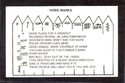 Interesting HOBO Symbols Meanings Postcard--ff299