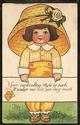 Child in Big Hat A/s Hays Valentine Postcard-hh934